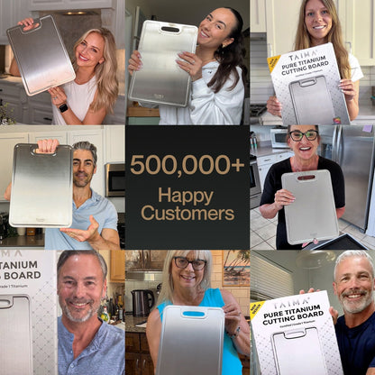Complete Titanium Cutting Board Prep Set (3 Piece)