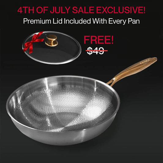 TAIMA Pure Titanium Wok Pan Pro