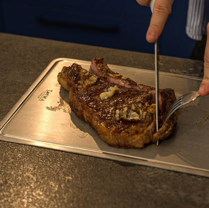 Complete Titanium Cutting Board Prep Set (3 Piece)