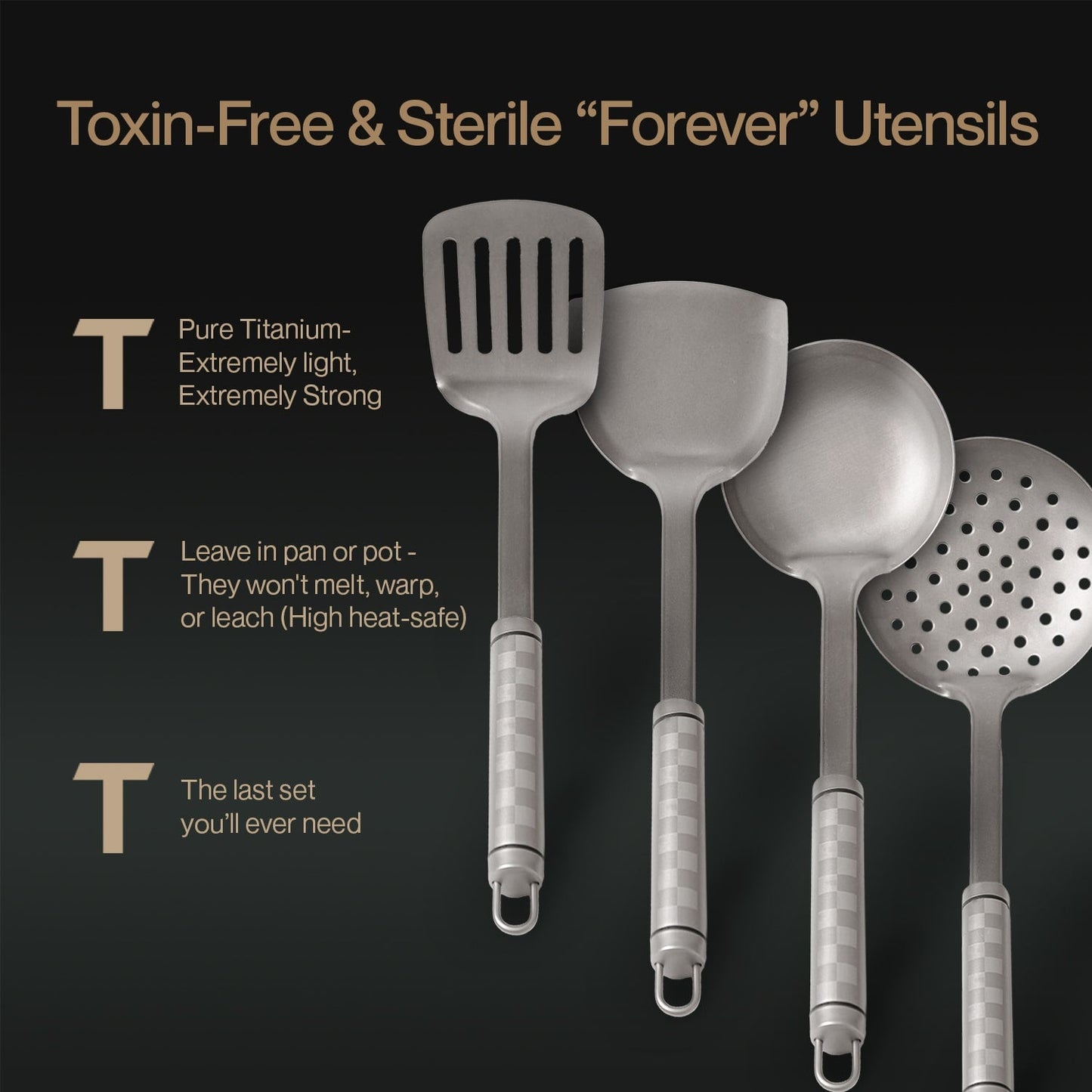 Complete Classic Titanium Cookware Set (14 Piece)
